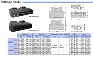 Испаритель автокондиционера FORMULA EXCEL 303