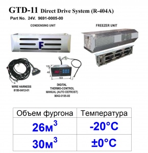 GTD-11:  24V  (30м3 ±0°С) (26м3 -20°С) 