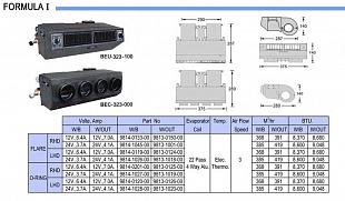 Испаритель автокондиционера FORMULA I 323