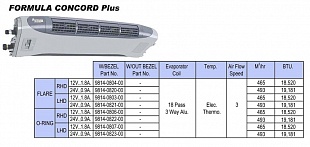 Испаритель автокондиционера FORMULA CONCORD PLUS